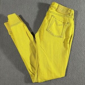 Marc by Marc Jacobs Jeans‎ Size 28x30 Legging Skinny Lemon Sorbet Yellow